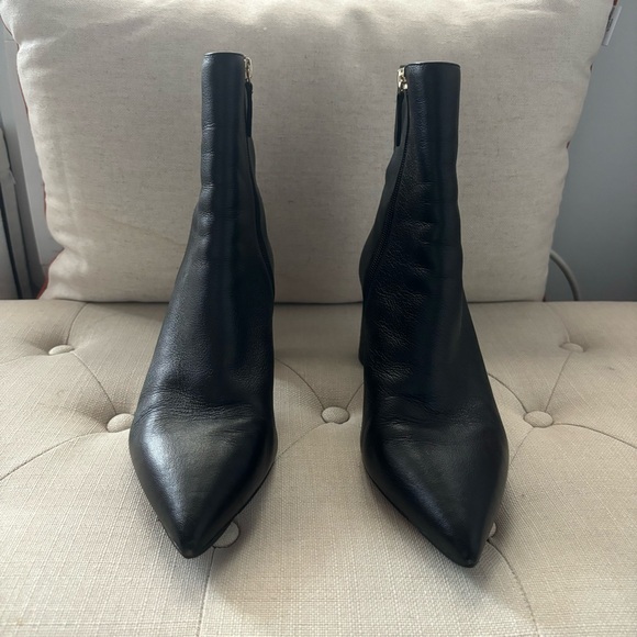 J.Crew Sadie Black Leather Ankle Boots Like New Size 10. - Picture 9 of 12